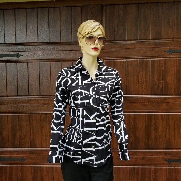 Michael Kors Tops - Michael Kors Button Down Long Sleeve Blouse